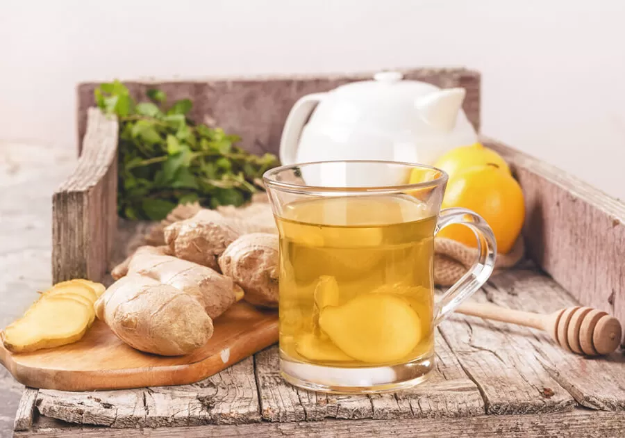 honey citron ginger tea beneficios